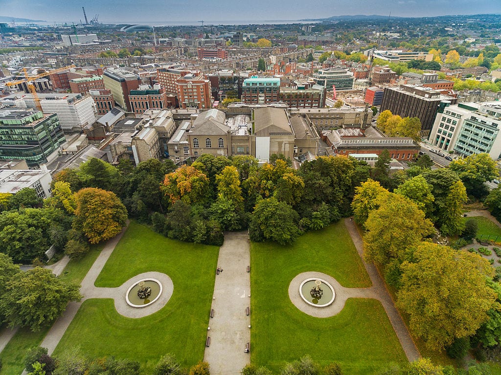 Iveagh Gardens aerial