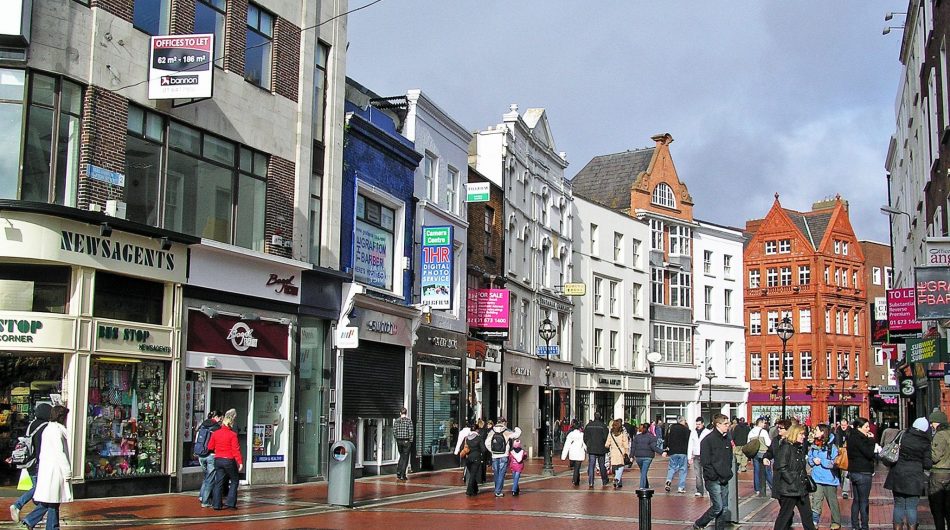 View of Grafton ST. Dublin city