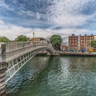 HA'PENNY BRIDGE IN DUBLIN